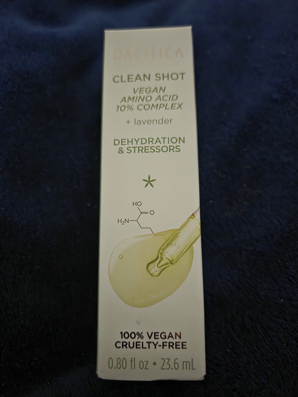 Pacifica Clean Shot Vegan Amino Acid Serum — White & Green Packaging